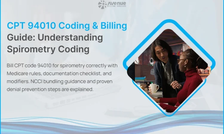 Spirometry flow-volume loop graphic for CPT 94010 pulmonary function testing
