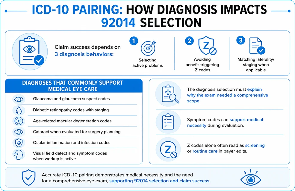 ICD-10 Pairing How Diagnosis Impacts 92014 Selection