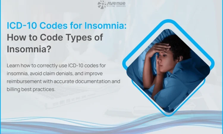 Insomnia ICD-10 codes chart for medical billing