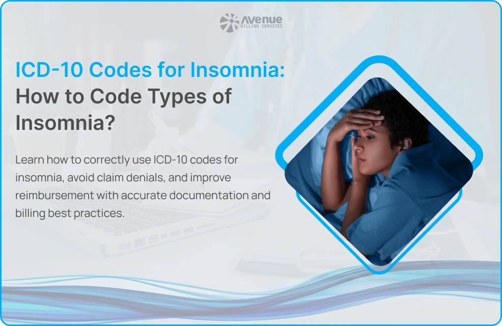 Insomnia ICD-10 codes chart for medical billing