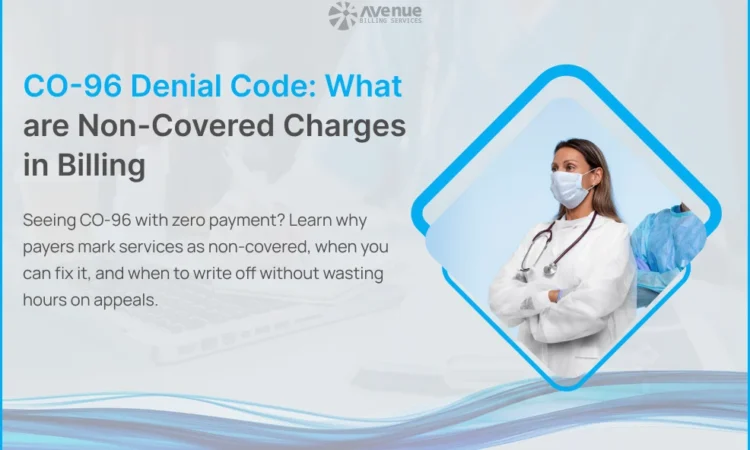 ERA example showing CO-96 denial with RARC and group code explanation