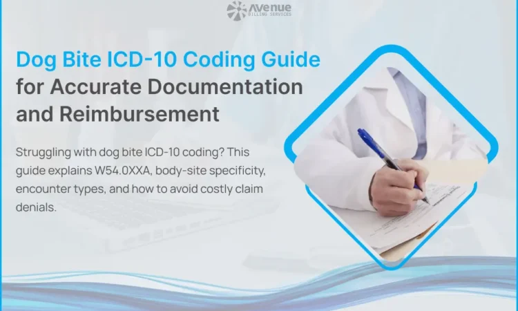 Clinical treatment of dog bite injury representing ICD-10 W54.0XXA documentation