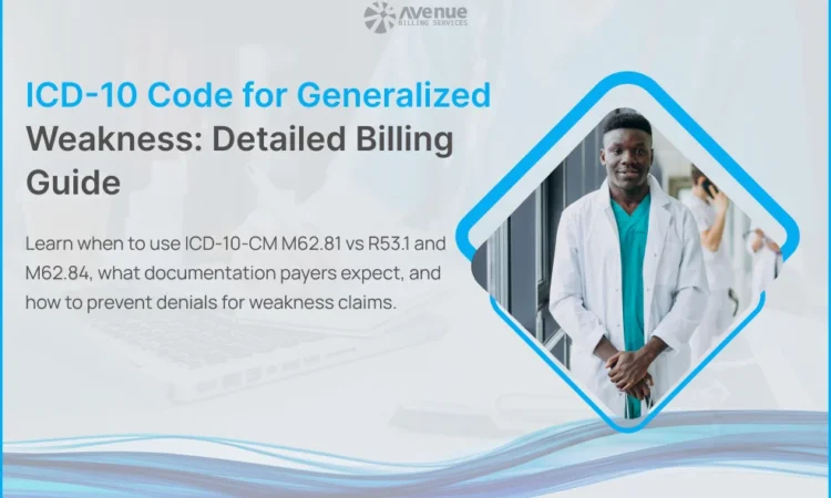 Manual muscle testing chart showing generalized weakness for ICD-10 M62.81 coding