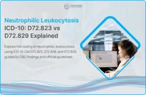 CBC report showing neutrophilic leukocytosis for ICD-10-CM D72.82 coding