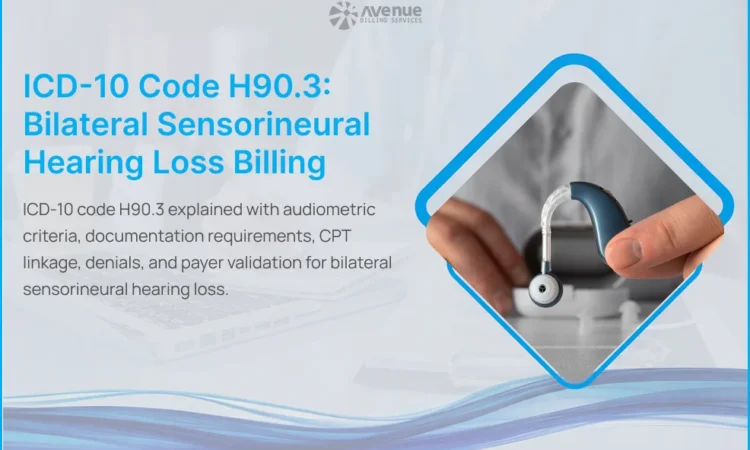 ICD-10 Code H90.3 bilateral sensorineural hearing loss billing and documentation guide