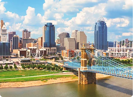 Cincinnati city in ohio state