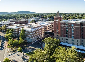 Cobb County Aerial view of cobb county cityscape for medical billing and coding services