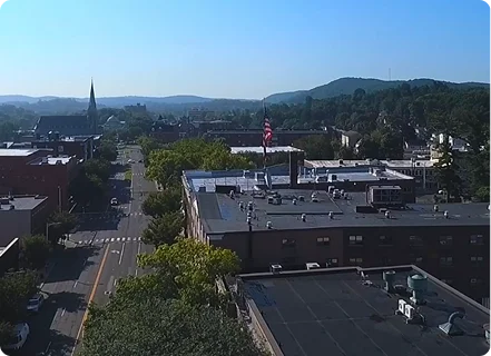 Danbury city in Connecticut USA