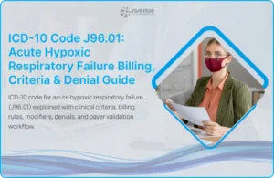 image show guide about icd 10 code J96.01 acute hypoxic respiratory failure billing