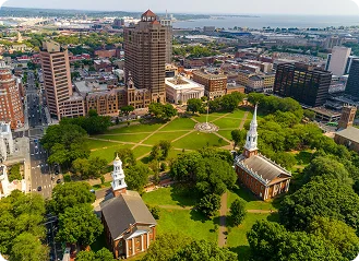New Haven county in Connecticut USA