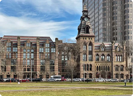 New Haven city in Connecticut USA