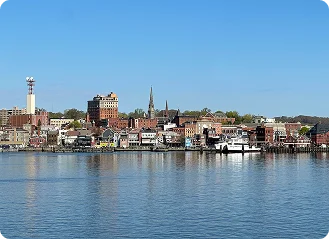 New London county in Connecticut USA