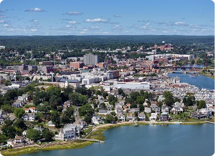 Norwalk city in Connecticut USA