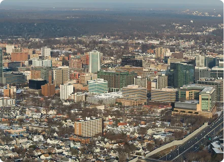 Stamford city in Connecticut USA