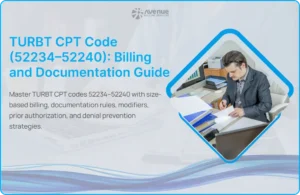 TURBT CPT code guide covering billing, documentation, modifiers, and denial management