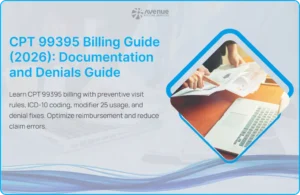 CPT 99395 preventive visit guide covering billing, documentation, coding, and denial management for 2026