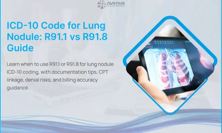 icd-10 code for lung nodule_ r91.1 vs r91.8 guide